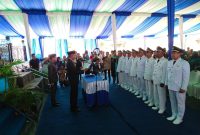 Wakil Bupati OKI, H. M. Djakfar Shodiq melantik 8 Calon Kepala Desa