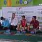 Peresmian Sumur Wakaf, menjadi momen bagi warga Dusun III, Desa Sarang Lang, Kecamatan Pemulutan Barat, Kabupaten Ogan Ilir, Sumsel pada Kamis siang (9/1/20).