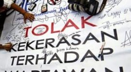 Ilustrasi, Tolak kekerasan terhadap wartawan
