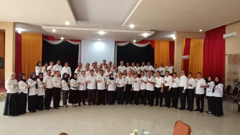 Rapat Koordinasi (Rakor) Musyawarah Kerja Kepala Sekolah (MKKS) SMK Provinsi Sumsel, di Gedung SMK Negeri 3 Palembang, Rabu (22/01/2020)