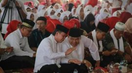 WIDEAZONE.COM, OGAN ILIR - Ketua Dewan Perwakilan Rakyat Daerah (DPRD) Kabupaten Ogan Ilir Soeharto HS SH menghadiri acara pembukaan Musabaqoh Tilawatil Quran MTQ Tingkat Kabupaten Ogan Ilir yang ke XXVII Tahun 2020.