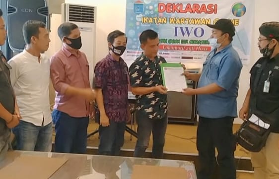 Deklarasi PD IWO Ogan Ilir bertempat di rumah makan Pagi Sore Indralaya