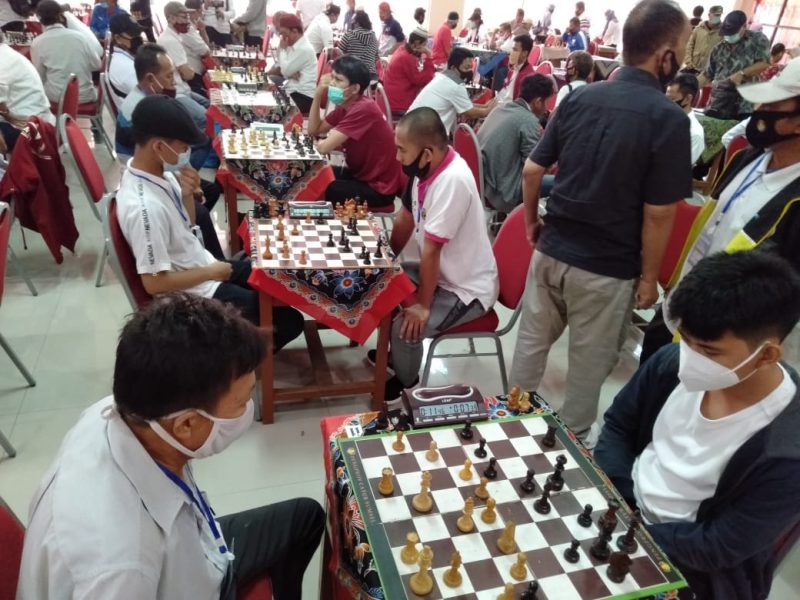 Suasana Perlombaan Catur Kapolda Cup II 2020