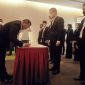 Penutupan Musyawarah Kota VII Kamar Dagang dan Industri Indonesia sekaligus Pelantikan Pengurus Kamar Dagang dan Industri Indonesia Kota Palembang Masa Bakti Tahun 2020 – 2025 di Hotel The Zuri, Sabtu (14/11/2020).