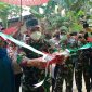(Pangdam) XIV/Hasanuddin Mayjen TNI Andi Sumangerukka, meresmikan Rumah ibu Sari di desa Boro Boro Lameuru, Kecamatan Ranomeeto, Kabupaten Konsel, Selasa (17/11/2020).
