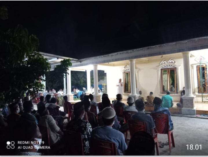Ratusan Warga Tanjung Seteko Gelar Doa Bersama untuk Kemenangan Paslon Ilyas-Endang