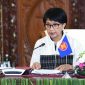 Mewakili Presiden Joko Widodo, Menteri Luar Negeri Retno Marsudi menghadiri KTT ke-8 ASEAN-Amerika Serikat secara virtual, Sabtu (14/11) pagi, dari Istana Kepresidenan Bogor, Jawa Barat.