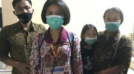 Paulina Aprilia Br Siallagan (19) lulus dan diterima di Bintara Polri tahun 2020 dengan peringkat 1.