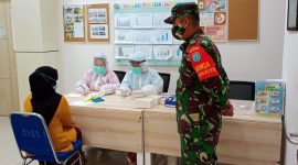 PMI Tiba dari Malaysia, Koramil Entikong Terapkan Protokes