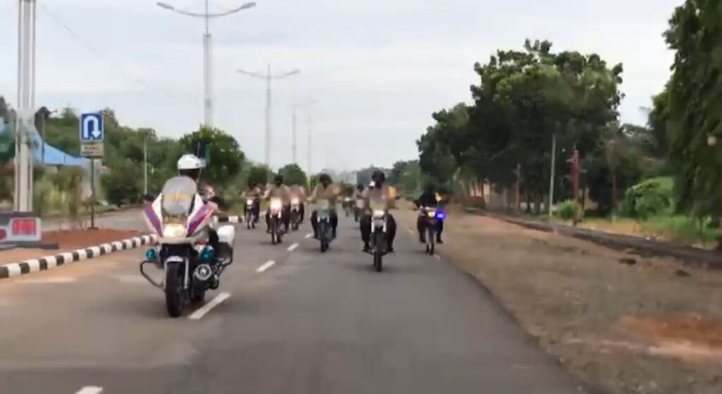 Polres Musi Rawas Lakukan Patroli Cipta Kondisi dengan melakukan patroli secara konvoi