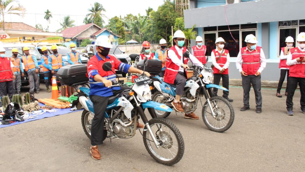 PLN UP3 Lahat Laksanakan Apel Siaga dan Gelar Pasukan