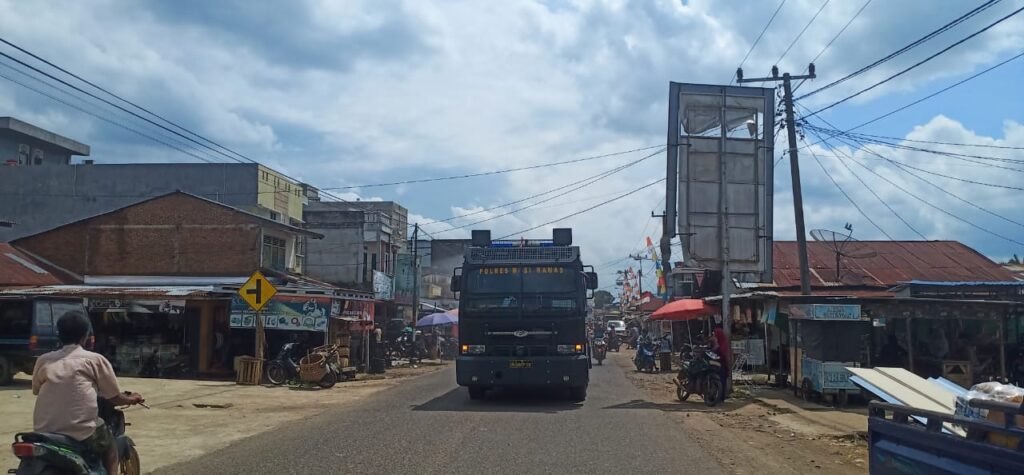 Polres Musi Rawas Gelar patroli berskala besar (PBB) untuk ciptakan Kamtibmas Pilkada