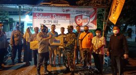Direktur Reskrimsus Polda Sumsel, Kombes Pol Anton Setiyawan dan Dir Pamobvit Polda Sumsel, Kombes Pol Mirzal Alwi melaksanakan monitoring pengamanan Pilkada di Kabupaten Mura.