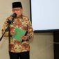 Wakil Bupati (Wabup) Lahat H. Haryanto SE MM MBA secara resmi membuka Bimtek Pengadaan Barang dan Jasa Bagian Pengadaan Barang Setda Kabupaten Lahat, bertempat di ruang meeting hotel Callista Lahat, Kamis (10/12/2020). 