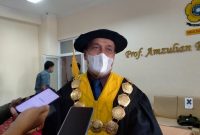 Rektor Universitas Sriwijaya Palembang Prof Dr Ir H Anis Saggaf MSCE 