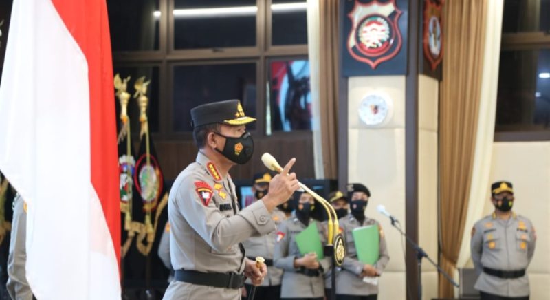 Kapolri Jenderal Idham Aziz Pimpin Korps Raport 46 Pati Polri