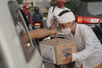 Gabungan organisasi yang tergabung dalam Mahasiswa dan Pemuda Bali Peduli NTT gelar penggalangan dana untuk bencana erupsi Gunung Ile Lewotolok di Kabupaten Lembata. 