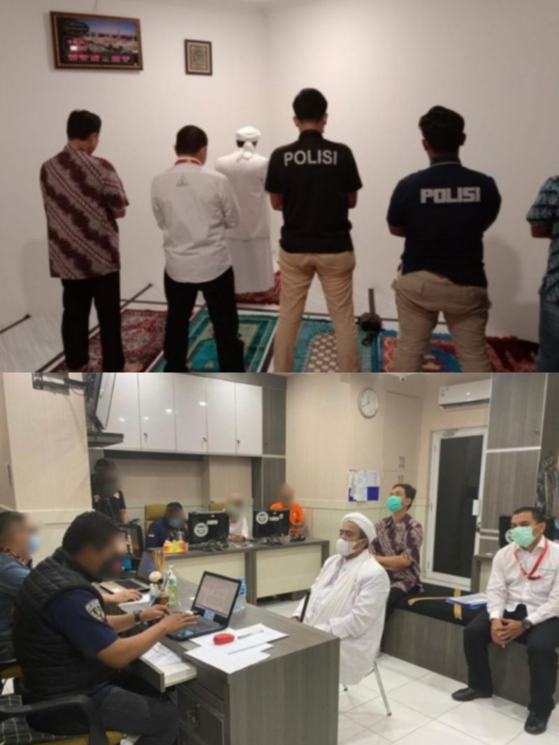 MRS Salat Berjamaah Bersama Anggota Polda Metro Jaya