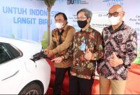 Peresmian dihadiri Direktur Niaga dan Manajemen Pelanggan PLN Bob Saril, Komisaris PLN Eko Sulistyo, Kepala Dinas ESDM Sujarwanto Dwiatmoko, Sekda Kabupaten Sragen Tatag Prabawanto mewakili Bupati Sragen dan Jajaran Forkompimda Kabupaten Sragen, bertempat di Rest Area Km 519 A Sragen pada Kamis, (24/12).