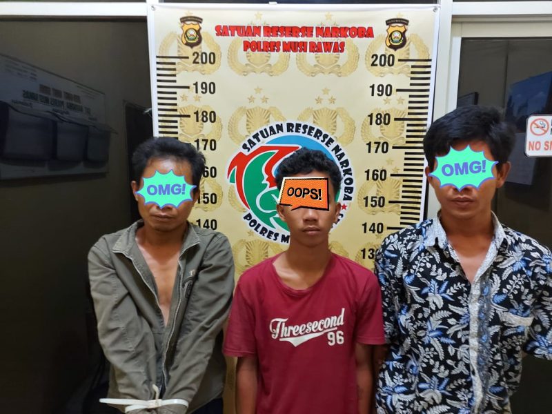 Tiga Terduga Penyalahgunaan dan Pengedar Narkoba Diringkus Petugas