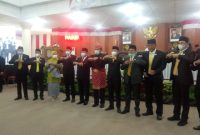 Gubernur Sumsel Herman Deru menghadiri Rapat Paripurna dalam rangka HUT Ogan Ilir ke 17, Kamis (7/1/2021) 