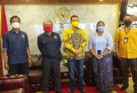 Ketua PP IWO Jodhi Yudono bersama Ketua MPR Bambang Soesatyo