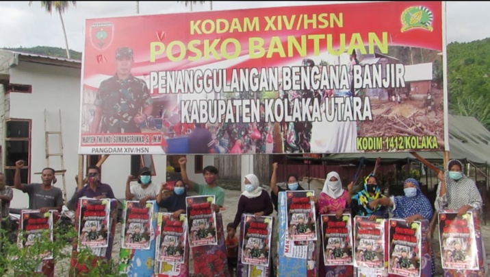 Dengan adanya bantuan kasur dari Pangdam XIV/Hsn Mayjen TNI Andi Sumangerukka, warga Sultra yang terdampak banjir bandang Kolaka Utara (Kolut) kini dapat tidur dengan lelap.