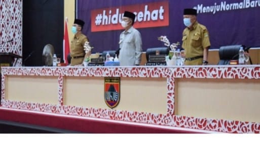 Suasana rapat bersama Dinas Kesehatan Pemkab Mura