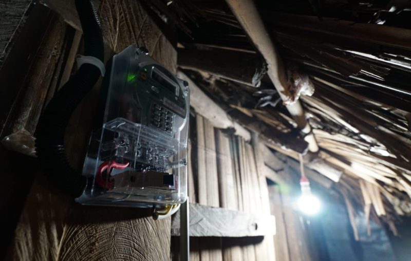 Salah satu rumah pelanggan PLN