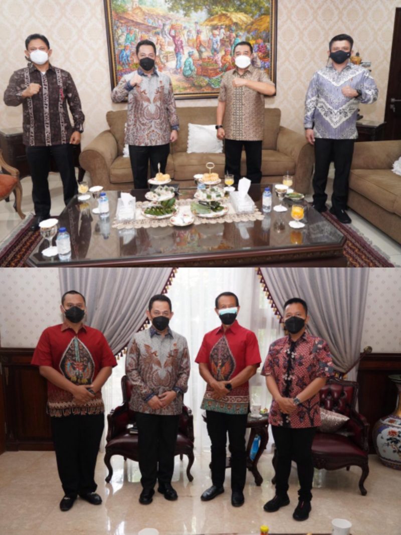 Calon Kapolri Komjen Pol Listyo Sigit Prabowo bersilaturahmi sekaligus meminta doa restu serta wejanagan kepada sejumlah mantan Kapolri sebelum mengemban tugas menjadi orang nomor satu di Korps Bhayagkara.