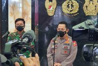 KAPOLRI Jenderal Listyo Sigit Prabowo bersilaturahmi dengan Panglima TNI Marsekal Hadi Tjahjanto pada hari ini, Minggu, 31 Januari 2021.