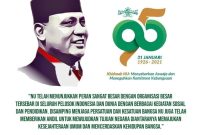 Ketua KPK H Firli Bahuri mengucapkan selamat memperingati Harlah NU Ke-95, terimakasih atas seluruh sumbangsih yang diberikan selama ini khususnya pada pemberantasan korupsi. 