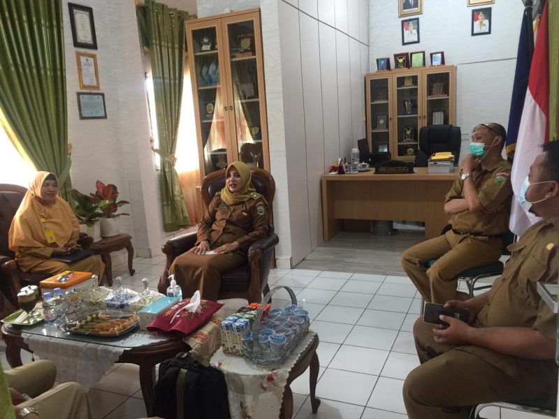 TIM Verifikasi Dinas Pendidikan Provinsi Sumatera Selatan (Disdik Sumsel) melakukan penilaian kelayakan calon sekolah rujukan terhadap Sekolah Menengah Atas Negeri (SMAN) 3 Prabumulih, Senin (1/2/2021). 