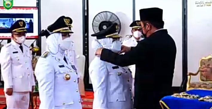 Ratna-Suwarti Resmi Dilantik sebagai Bupati dan Wabup Mura
