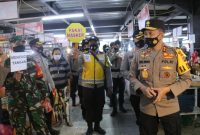 Gencarkan Kampanye Penggunaan Masker, Kapolda Sumsel menyasar Pasar Sako Palembang, Pasar Sungki, Stasiun Kertapati dan tempat tempat keramaian