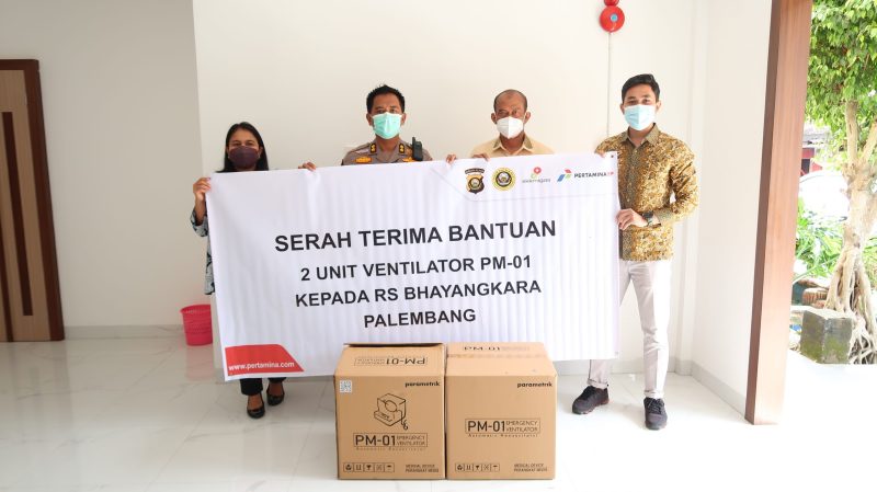 Pertamina EP dan Polda Sumsel perkuat lini unit penanganan darurat COVID-19 melalui penambahan 2 unit Ventilator PM-01 karya anak bangsa.