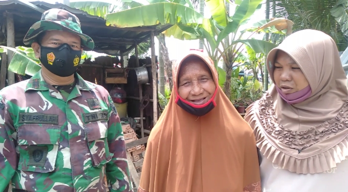 50 Tahun Tempati Hunian Tak Layak, Nenek Kalena Ucapkan Terimakasih kepada Satgas TMMD