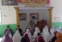 Kodim 0418 Palembang melaksanakan kegiatan Tablig Akbar Pengajian Majelis Taklim, Rabu (10/03/2021).