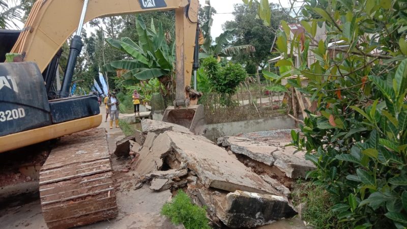 Satgas TMMD Mulai Laksanakan Pengerjaan Pemasangan Gorong Gorong