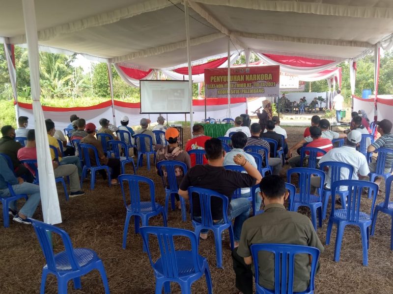 Satgas TMMD Berikan Penyuluhan Narkoba kepada Masyarakat Jawi