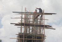Satgas TMMD Terus Maksimalkan Pengerjaan Menara di Tingkat Ketiga