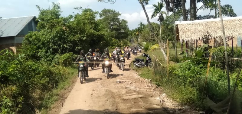 Kendarai Motor, Ketua Tim Wasev Cek Sasaran Fisik TMMD Kodim Palembang