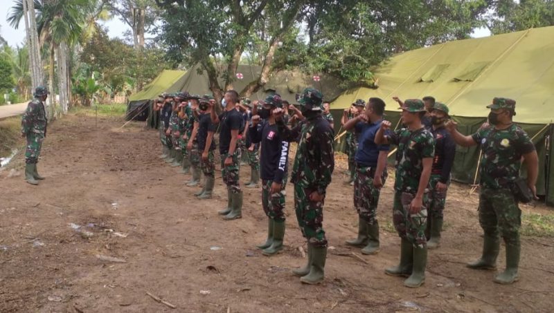Satgas TMMD Makin Semangat Selesaikan Sasaran Fisik