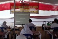 Satgas TMMD Gelar Pembelajaran Daring Bagi Pelajar