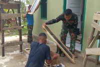 Satgas Mulai Pasang Jendela Rumah Kalena
