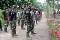 Satgas TMMD Kodim Palembang Laksanakan Apel Pagi