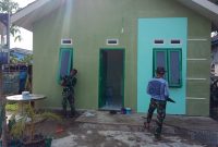 Warna Hijau dan Biru untuk Eksterior Rumah Sopiah