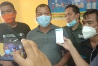 Ketua PWI Prabumulih Mulyadi (Kemong) saat diwawancarai Wideazone.com dan Zoom Post