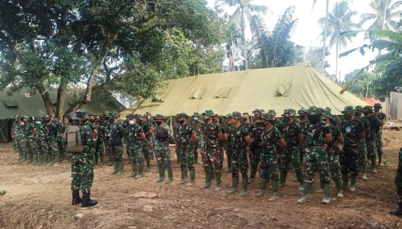 150 Personel Satgas TMMD Laksanakan Apel
