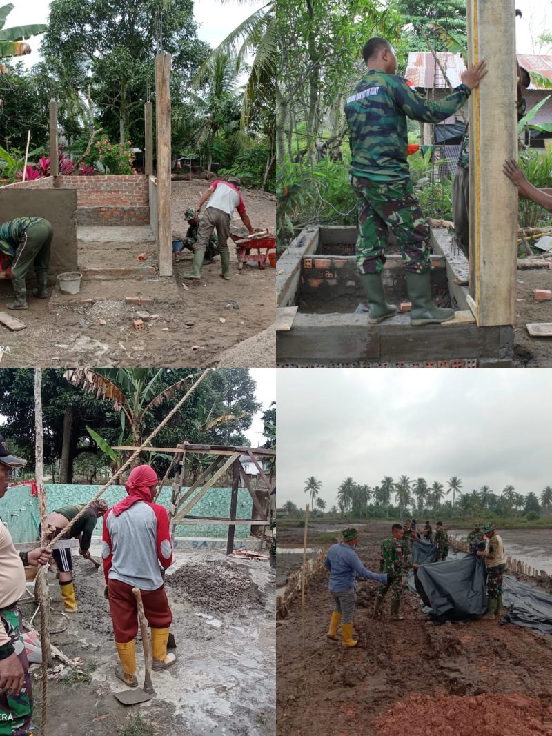 PROGRAM TNI Manunggal Membangun Desa (TMMD) ke-110 di wilayah Kodam II/Sriwijaya hingga saat ini masih terus berjalan.